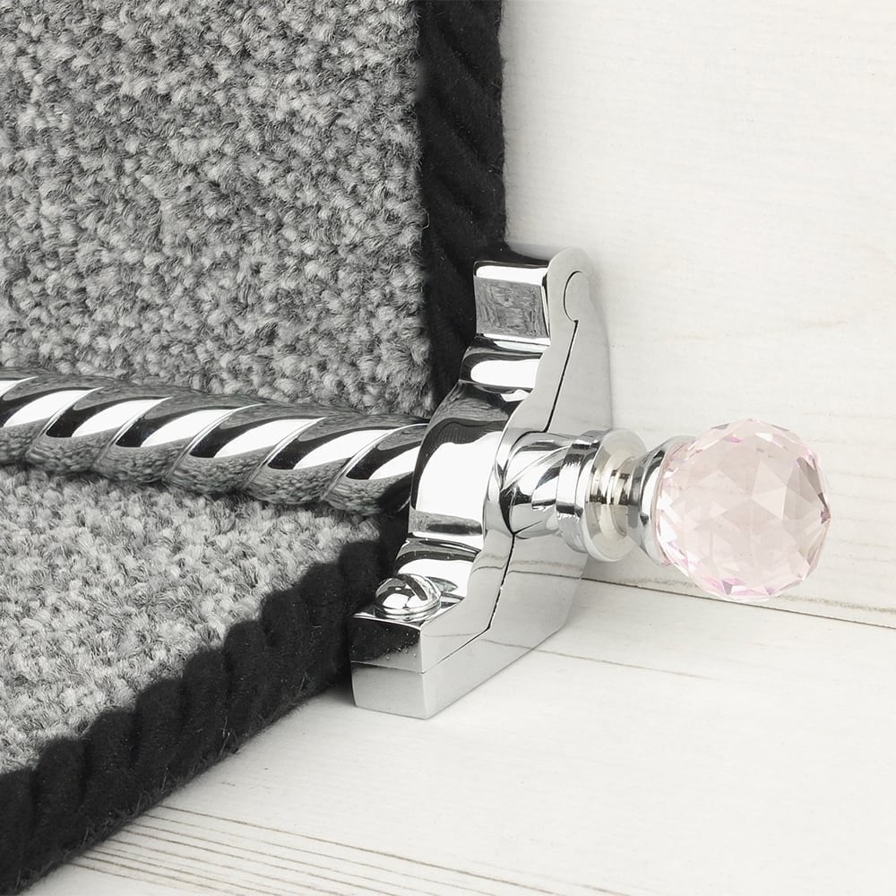 Crystal Chrome Rose Spiral Sample