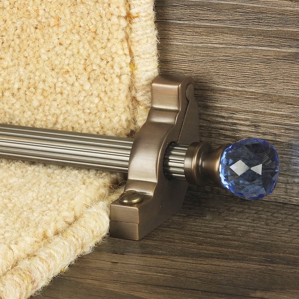Crystal Antique Bronze Sky Reeded Sample