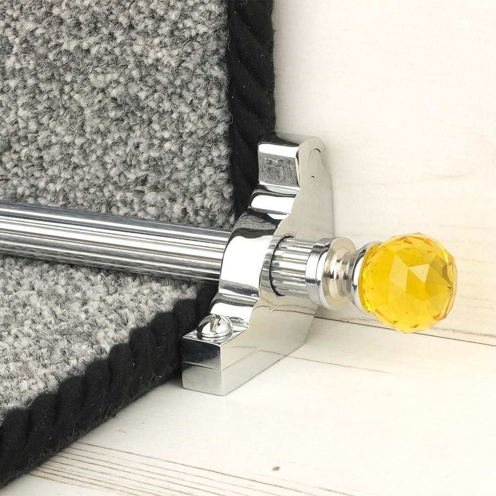 Crystal Chrome Amber Reeded Sample