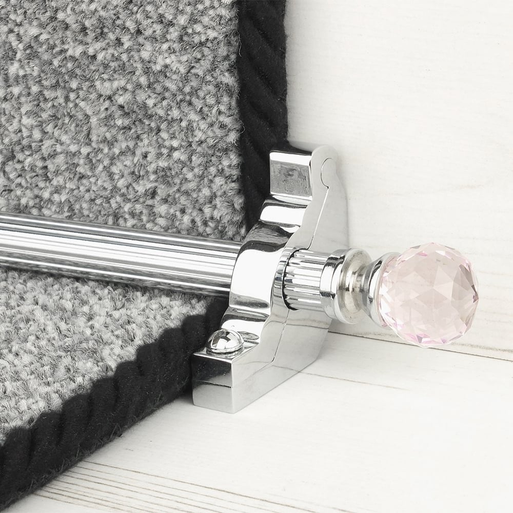 Crystal Chrome Rose Reeded Sample