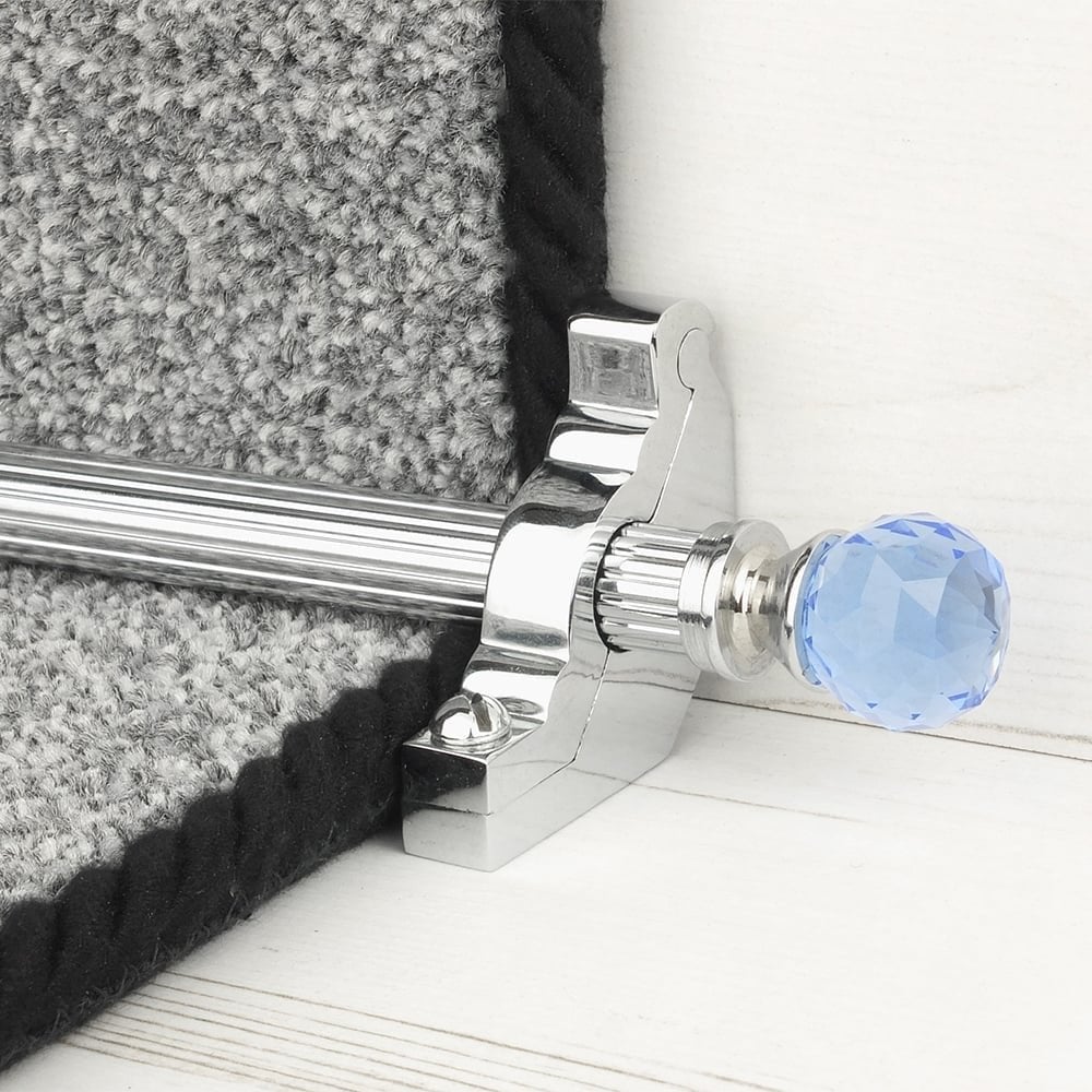 Crystal Chrome Sky Reeded Sample