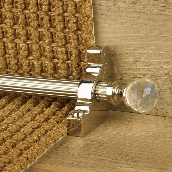 Crystal Polished Nickel Rainbow Reeded Sample