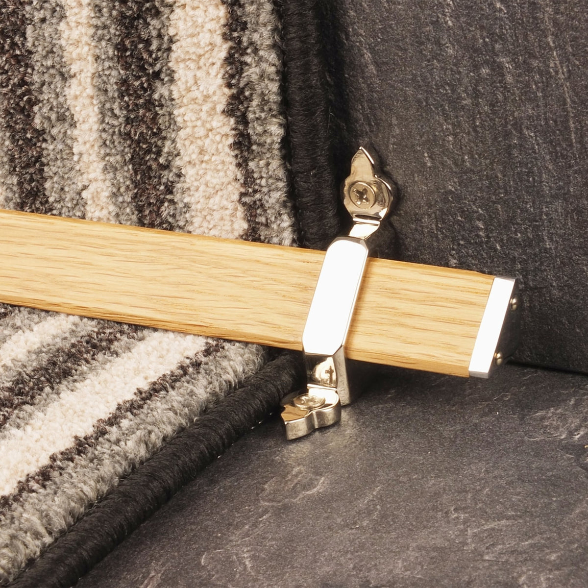 Tudor Polished Nickel Light Wood Sample
