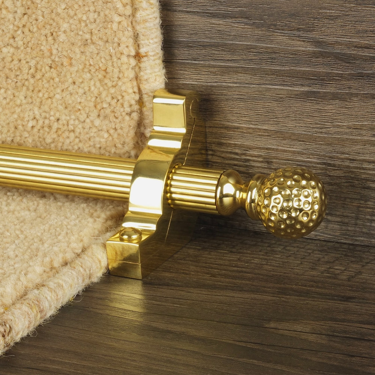 Eastern Promise Brass Dune Reeded Sample