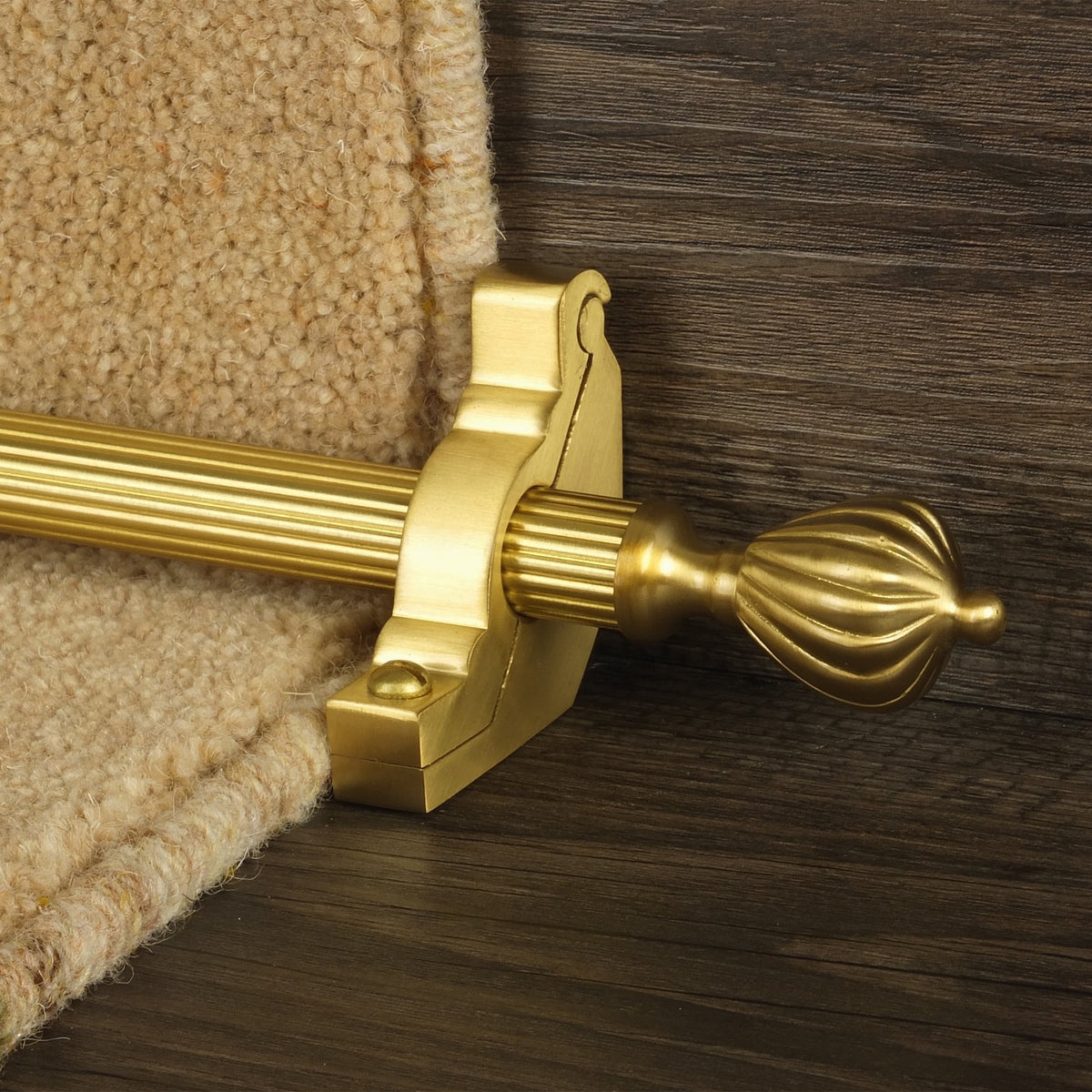 Eastern Promise Satin Brass Cairo Reeded Sample
