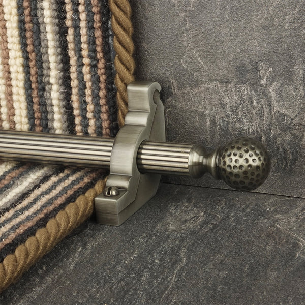 Eastern Promise Pewter Dune Reeded Sample
