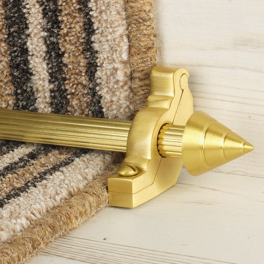 Vision Satin Brass Arrow Reeded Sample