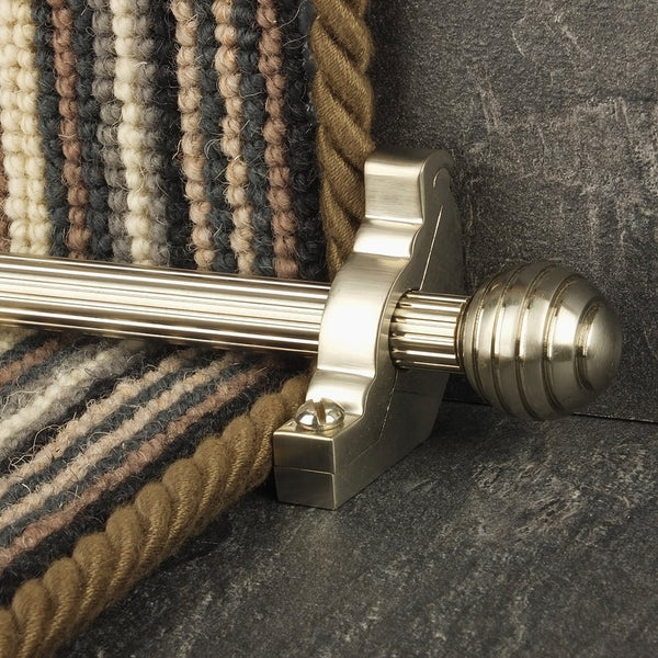 Vision Satin Nickel Sphere Reeded Sample