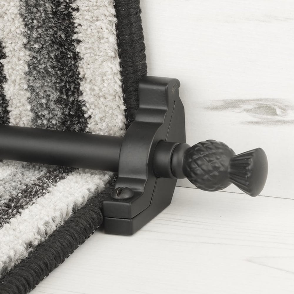 Country Black Arran Plain Sample