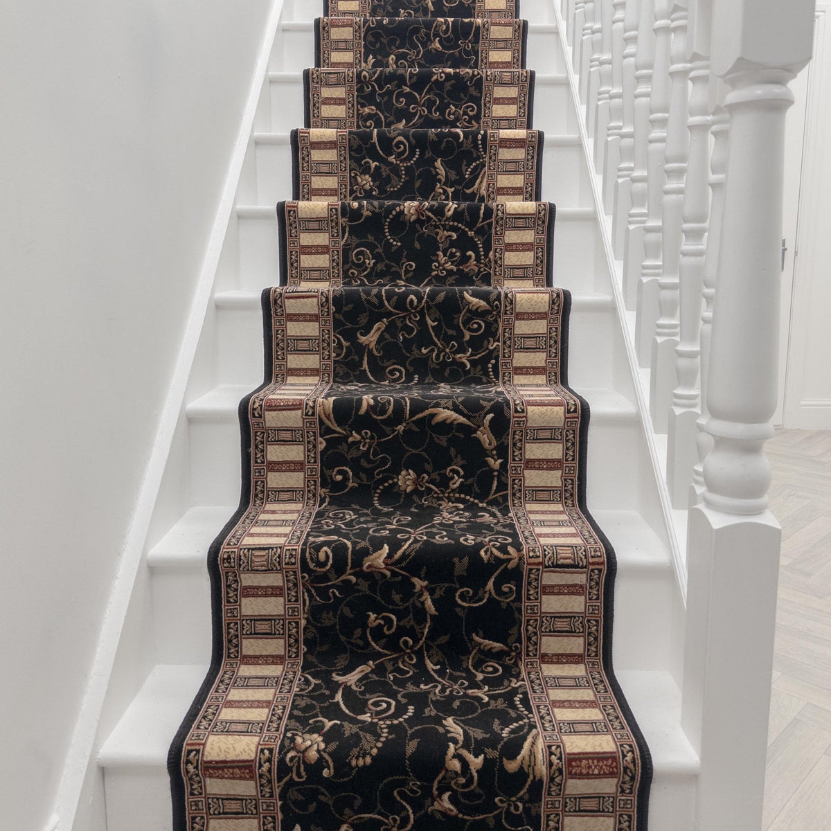 Sultana II Black Beauty Stair Runner