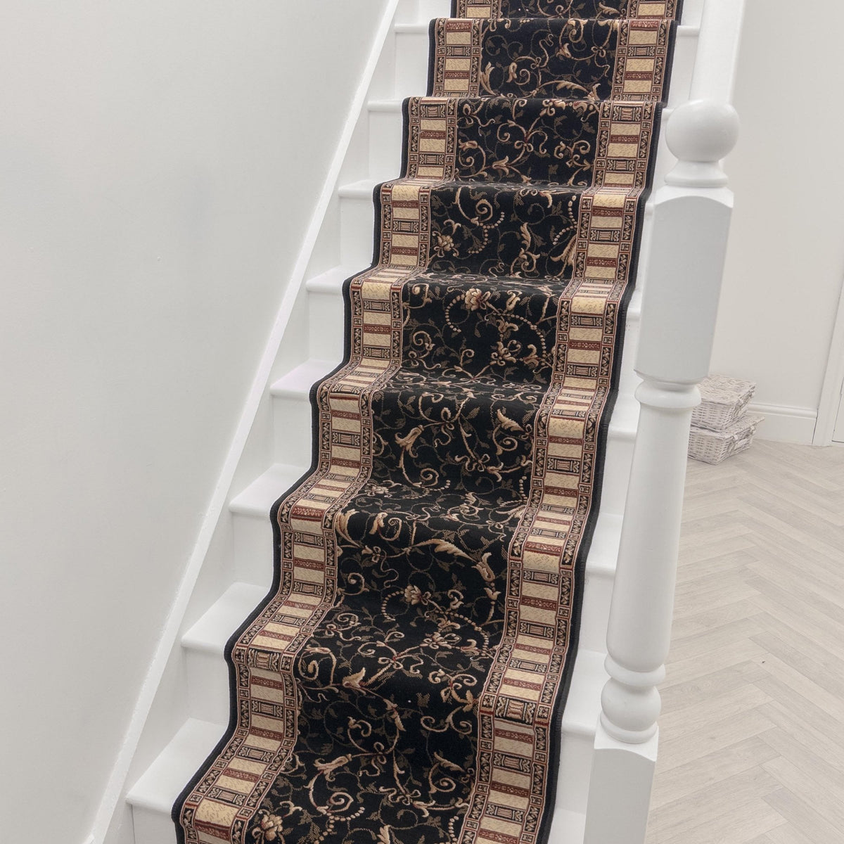 Sultana II Black Beauty Stair Runner