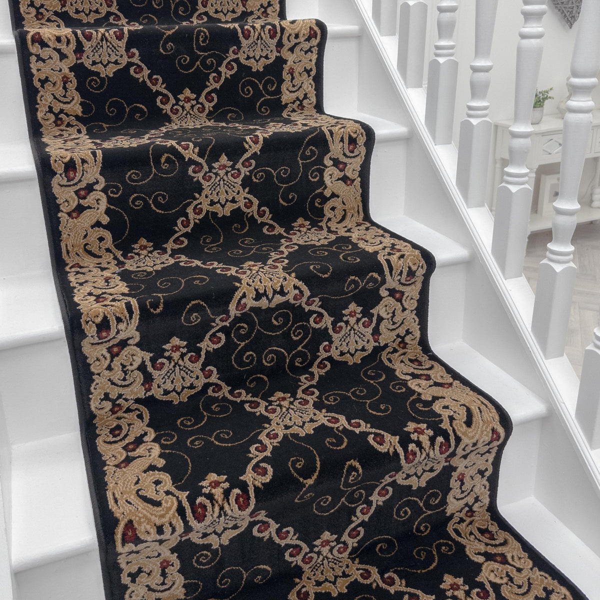 Elegance Ink Well Stair Runner