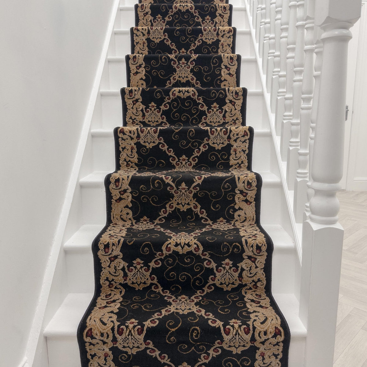 Elegance Ink Well Stair Runner
