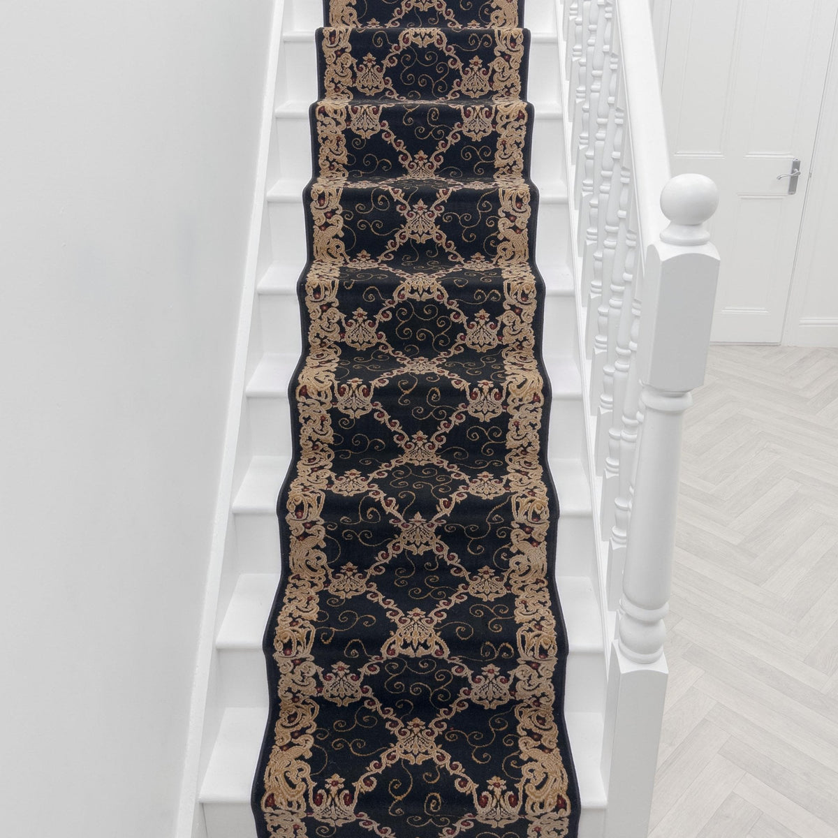 Elegance Ink Well Stair Runner