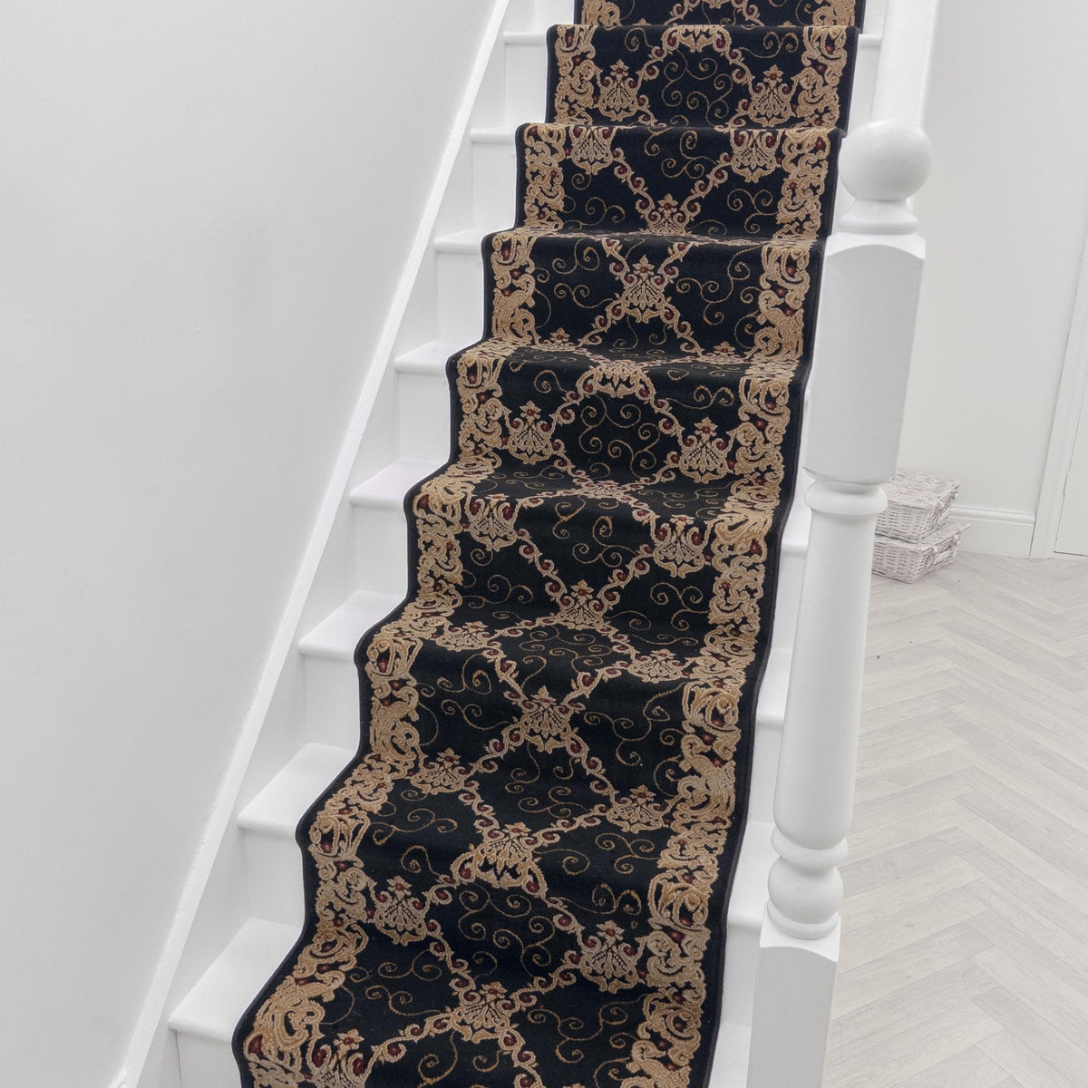 Elegance Ink Well Stair Runner