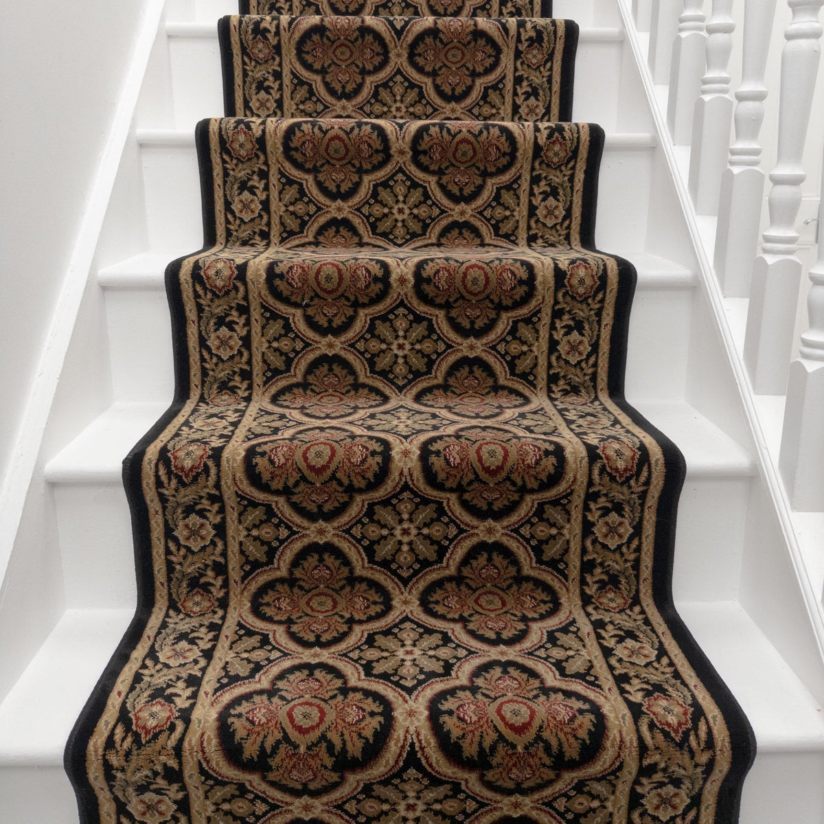 Dynasty Black Ming Stair Runner