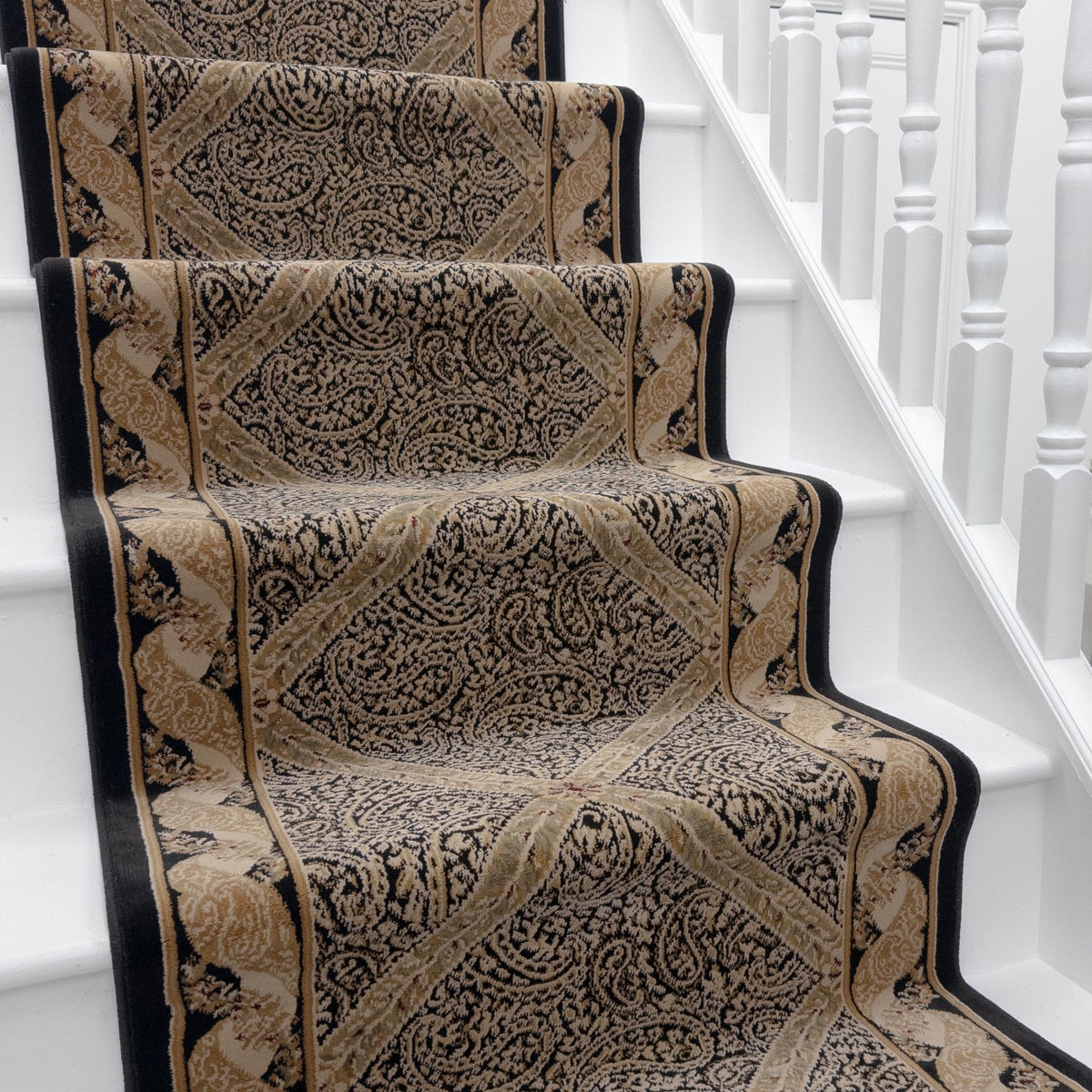 Palatial Trellis Velvet Stair Runner