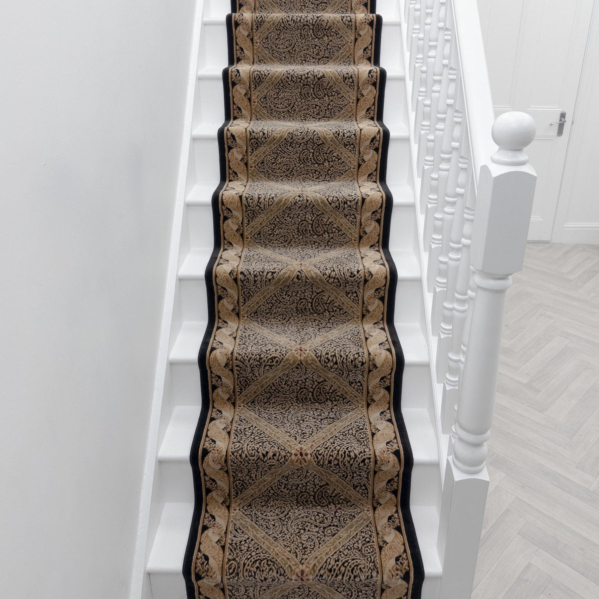 Palatial Trellis Velvet Stair Runner