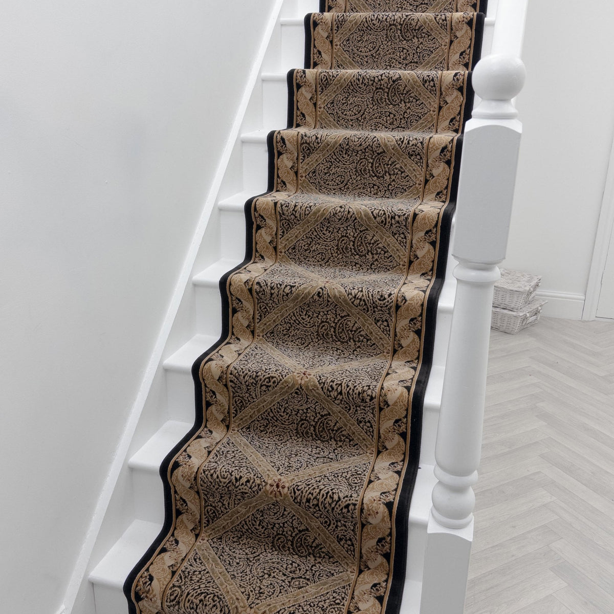Palatial Trellis Velvet Stair Runner