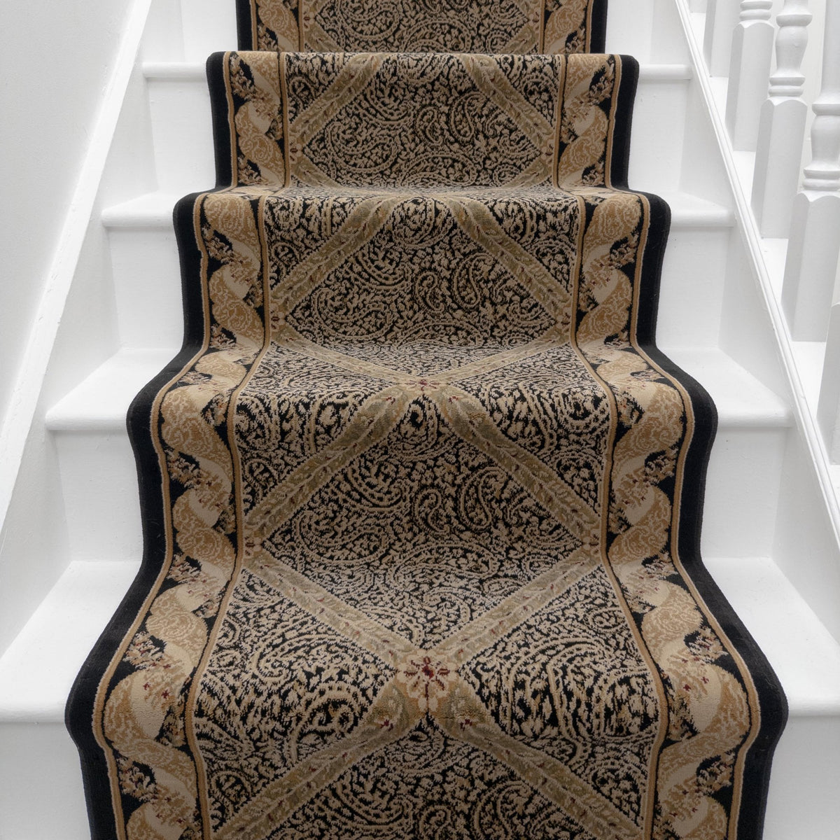 Palatial Trellis Velvet Stair Runner