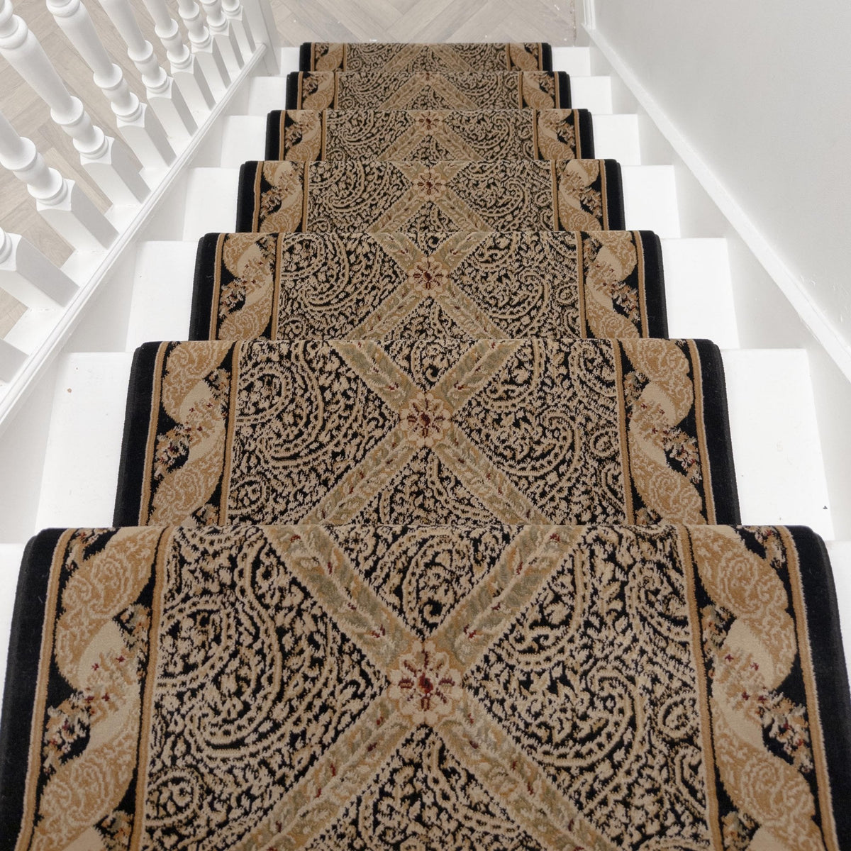 Palatial Trellis Velvet Stair Runner