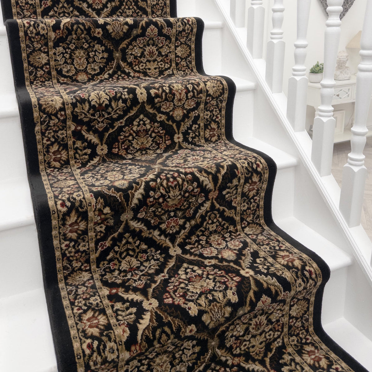 Da Vinci Nero Stair Runner
