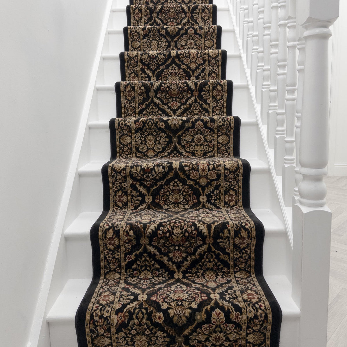 Da Vinci Nero Stair Runner