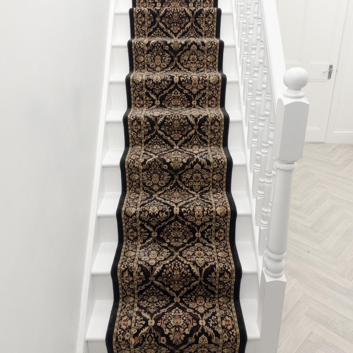 Da Vinci Nero Stair Runner