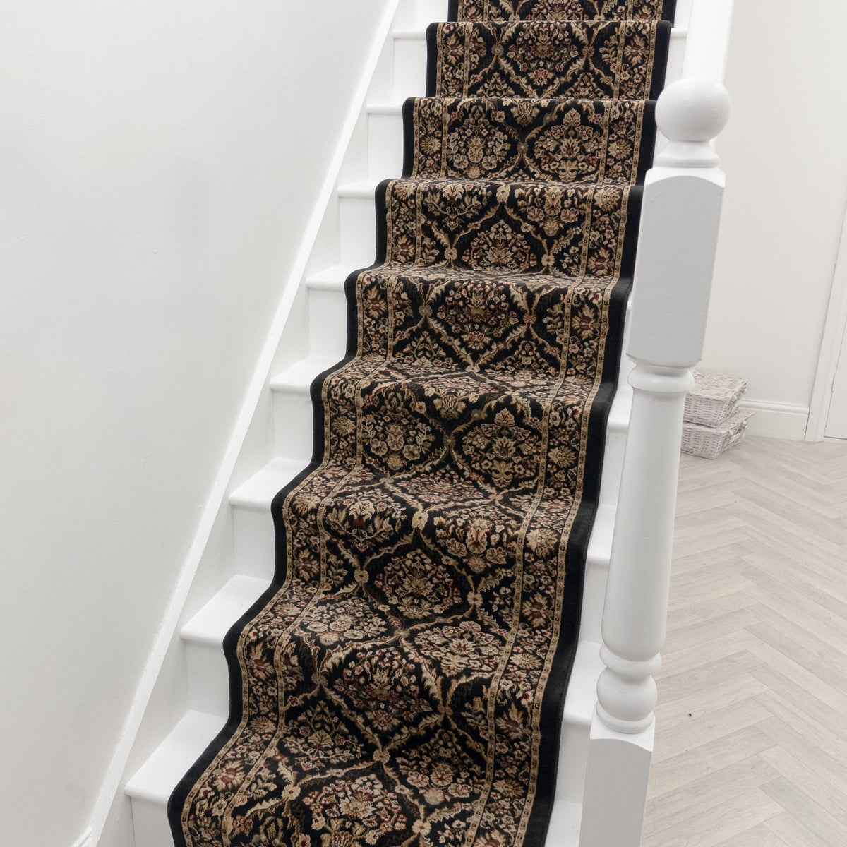 Da Vinci Nero Stair Runner