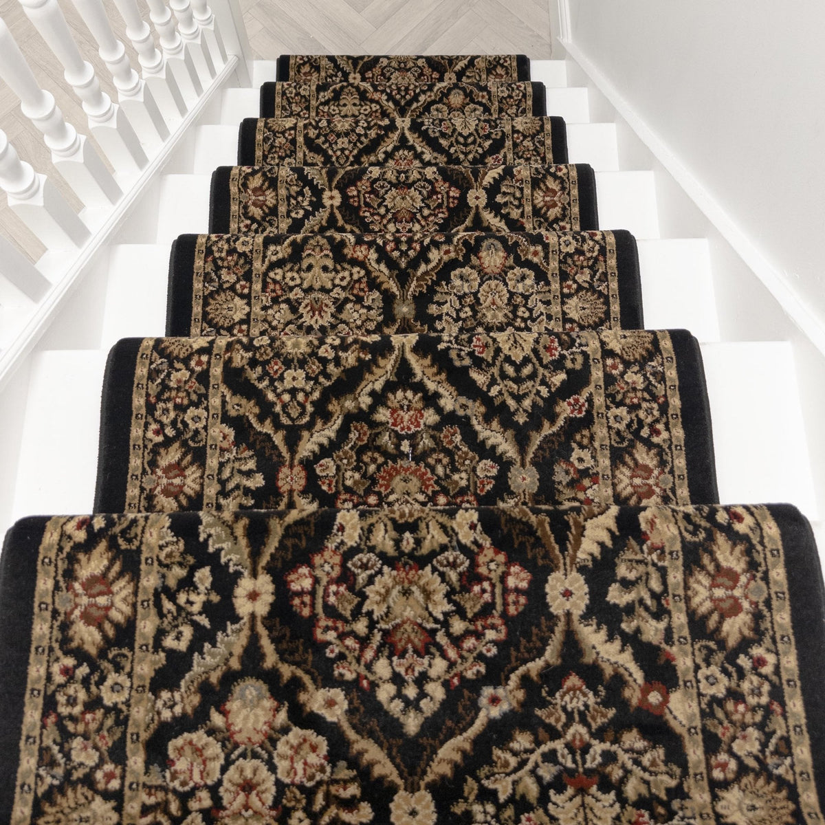 Da Vinci Nero Stair Runner