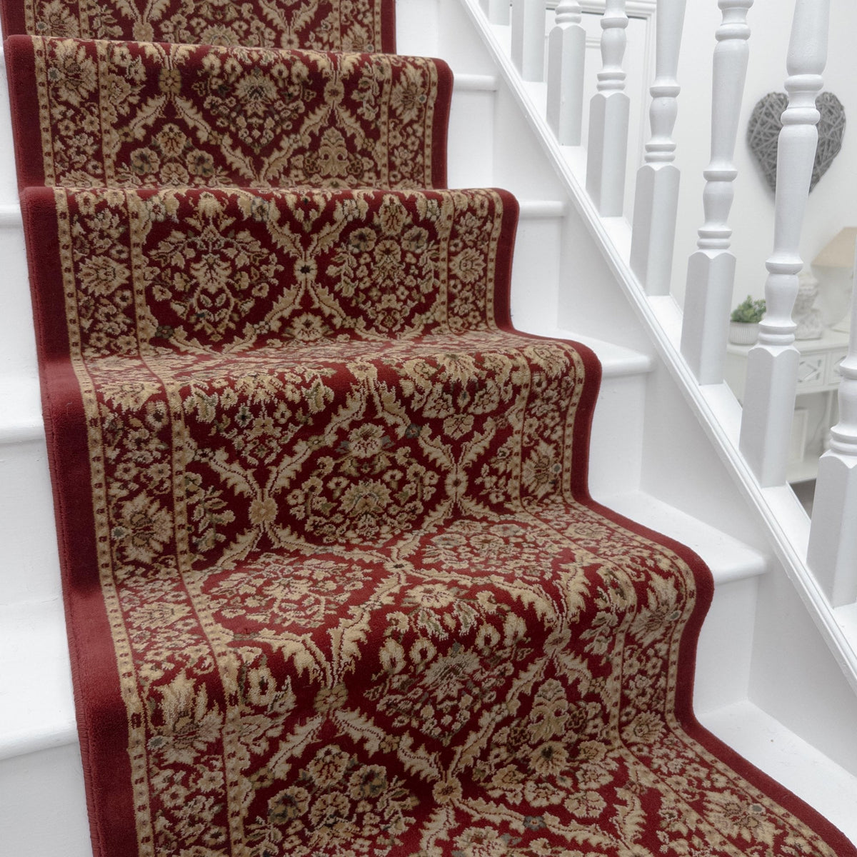 Da Vinci Bristol Red Stair Runner