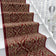 Da Vinci Bristol Red Stair Runner - 1ft / 2ft 2in