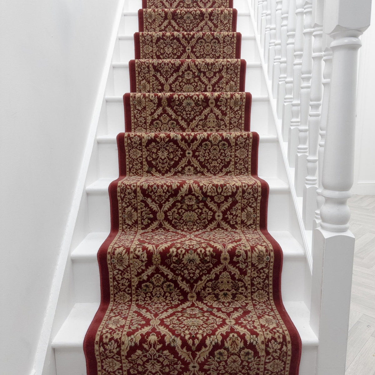 Da Vinci Bristol Red Stair Runner