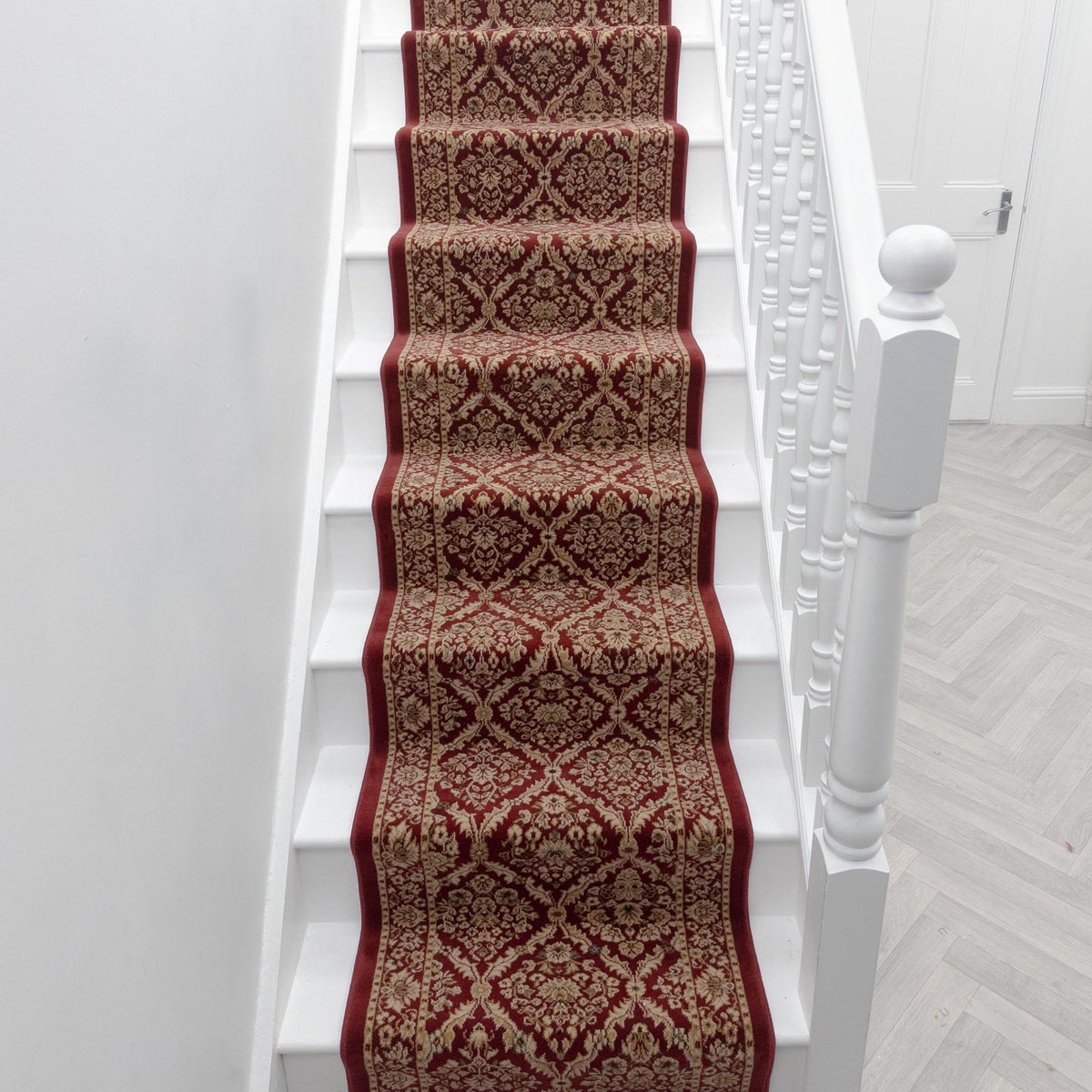Da Vinci Bristol Red Stair Runner
