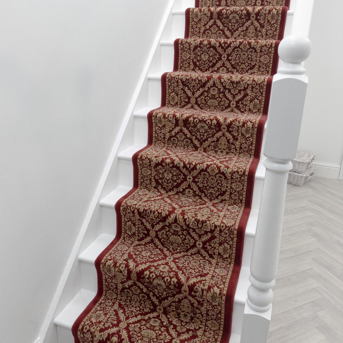 Da Vinci Bristol Red Stair Runner