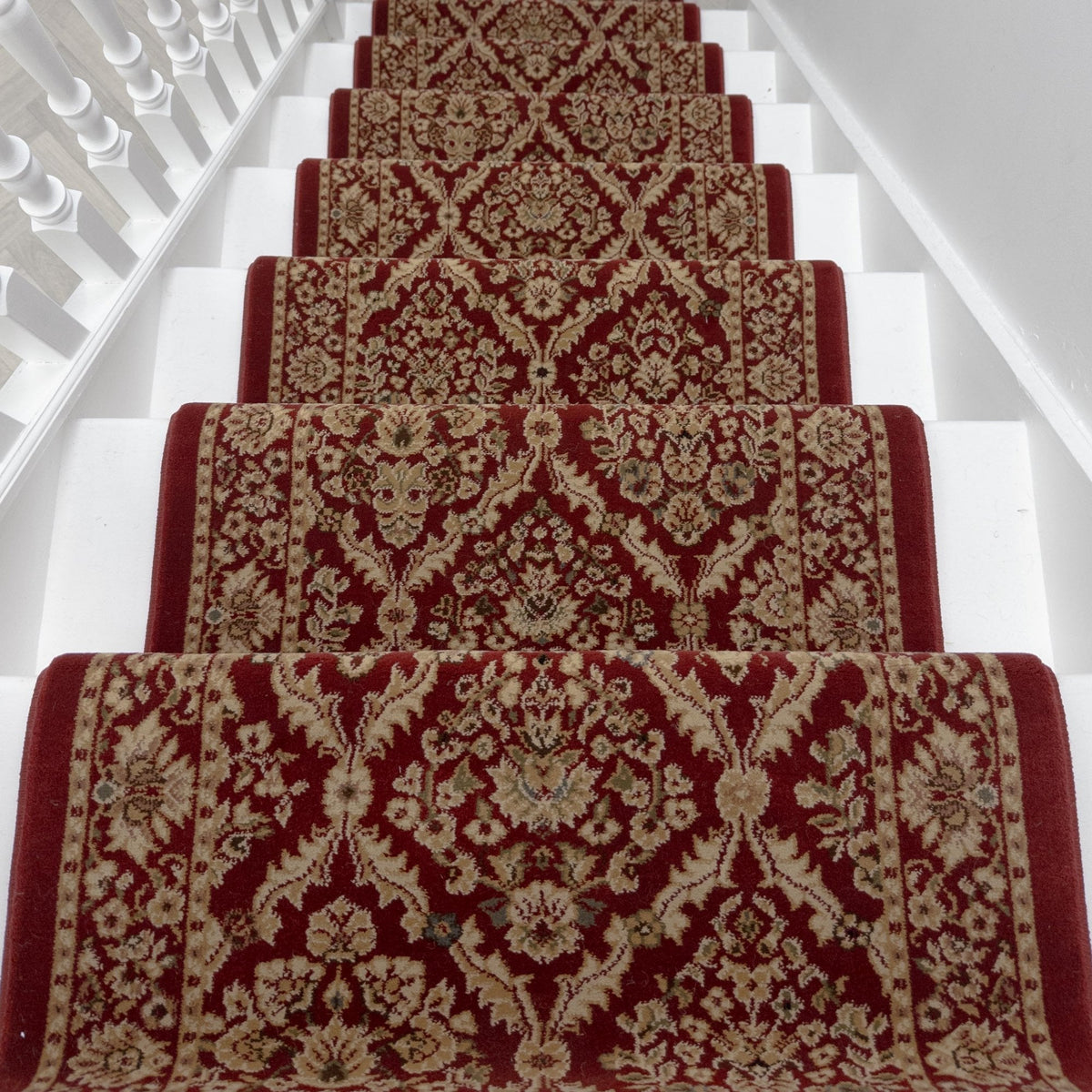 Da Vinci Bristol Red Stair Runner