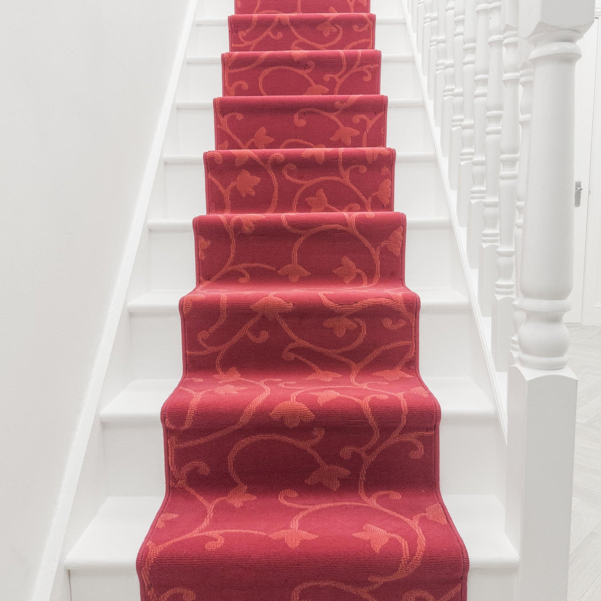 Vines Red Stair Runner