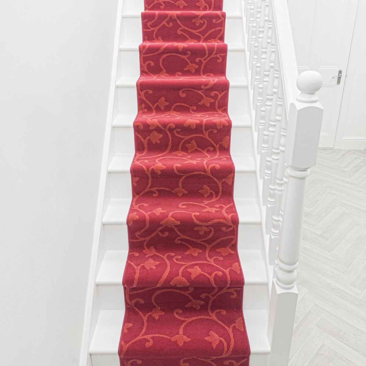 Vines Red Stair Runner