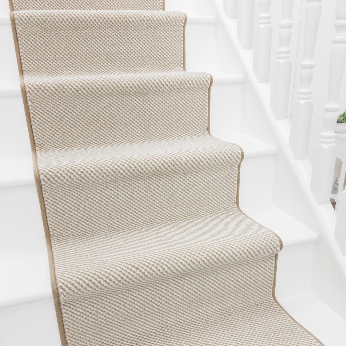 Hazy Brown Stair Runner