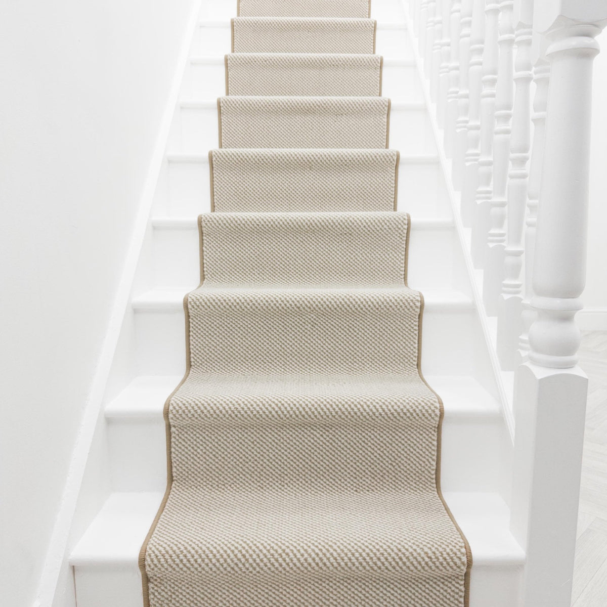Hazy Brown Stair Runner