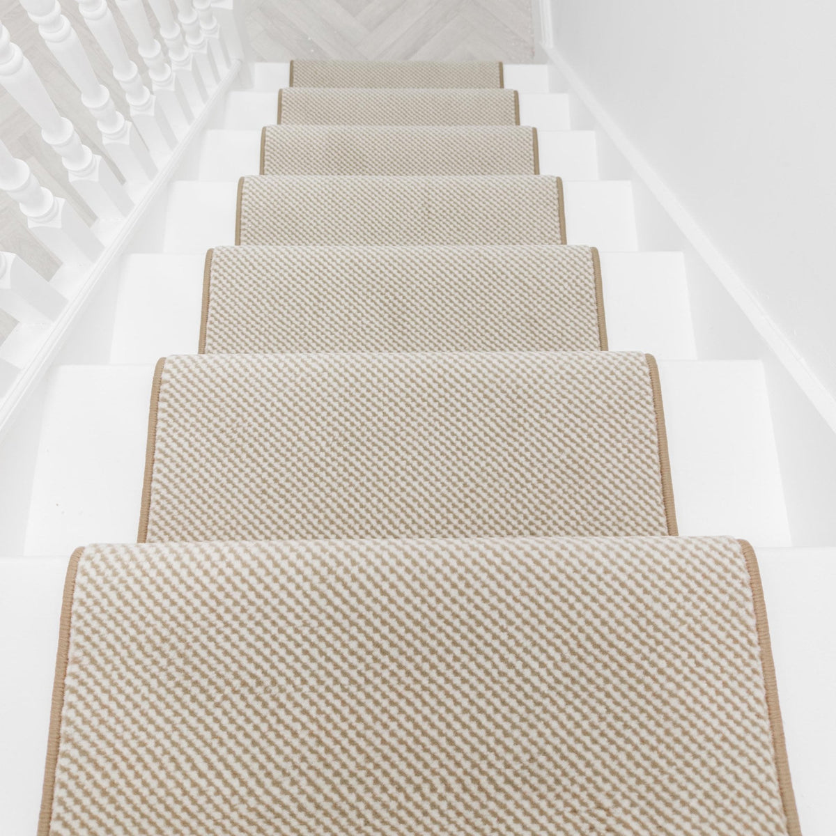 Hazy Brown Stair Runner