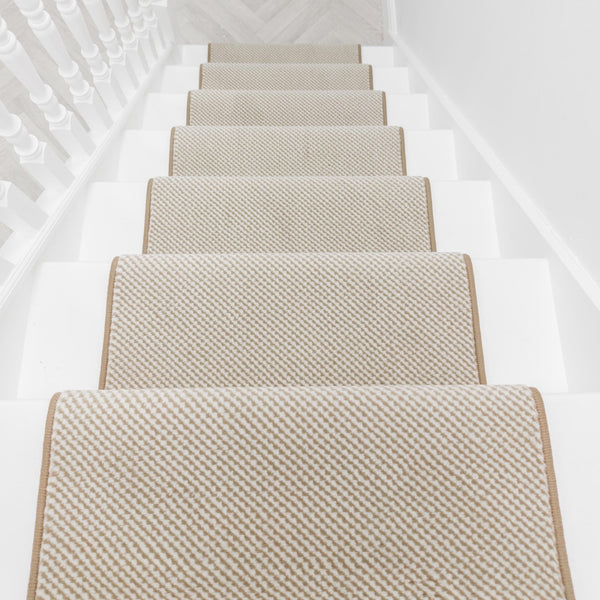Hazy Brown Stair Runner