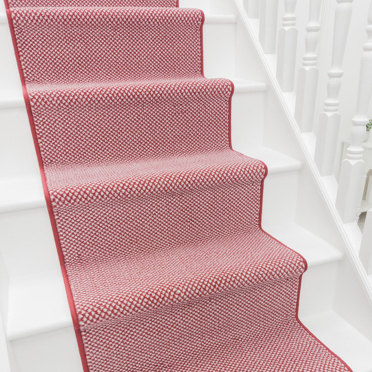 Hazy Red Stair Runner