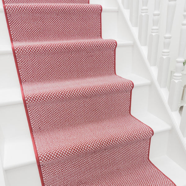 Hazy Red Stair Runner