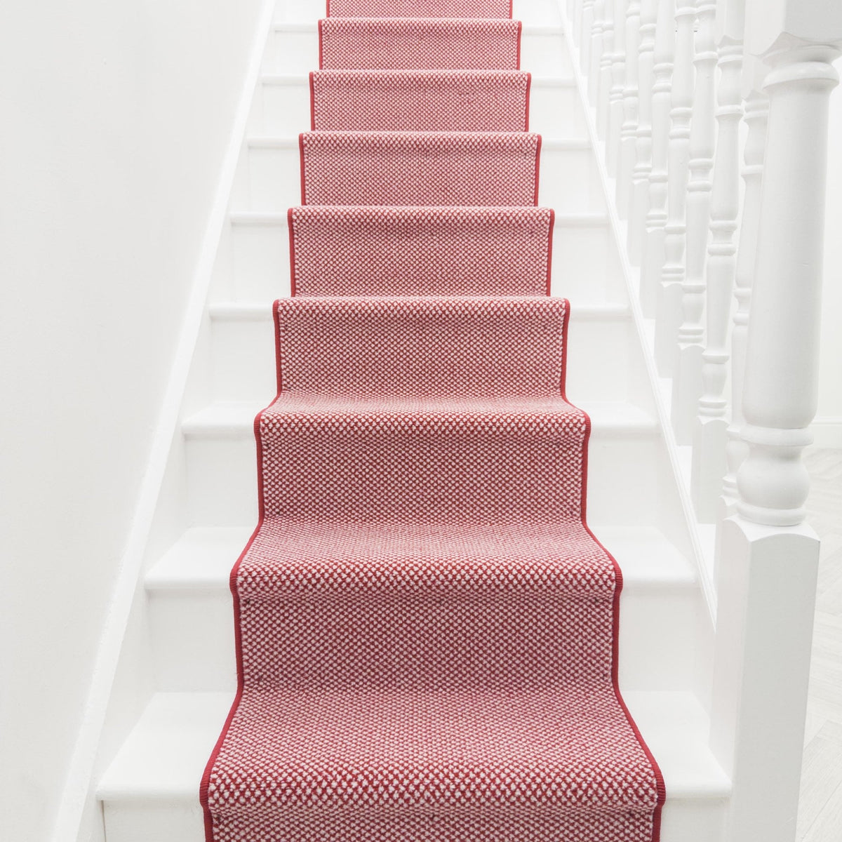Hazy Red Stair Runner
