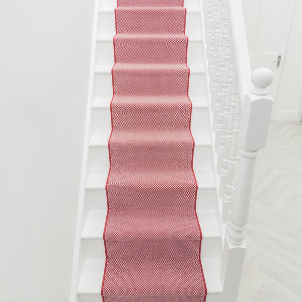Hazy Red Stair Runner