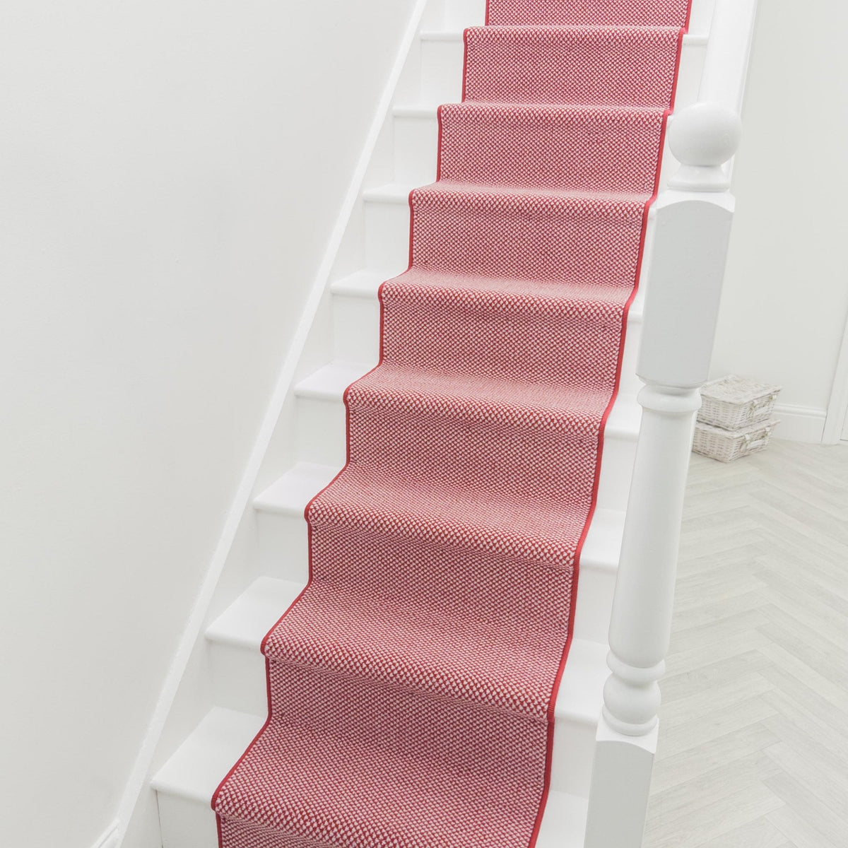 Hazy Red Stair Runner