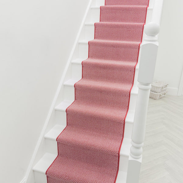 Hazy Red Stair Runner