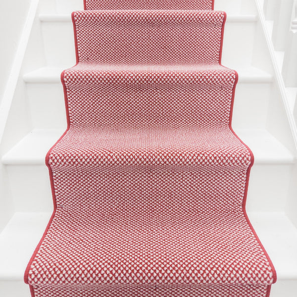 Hazy Red Stair Runner