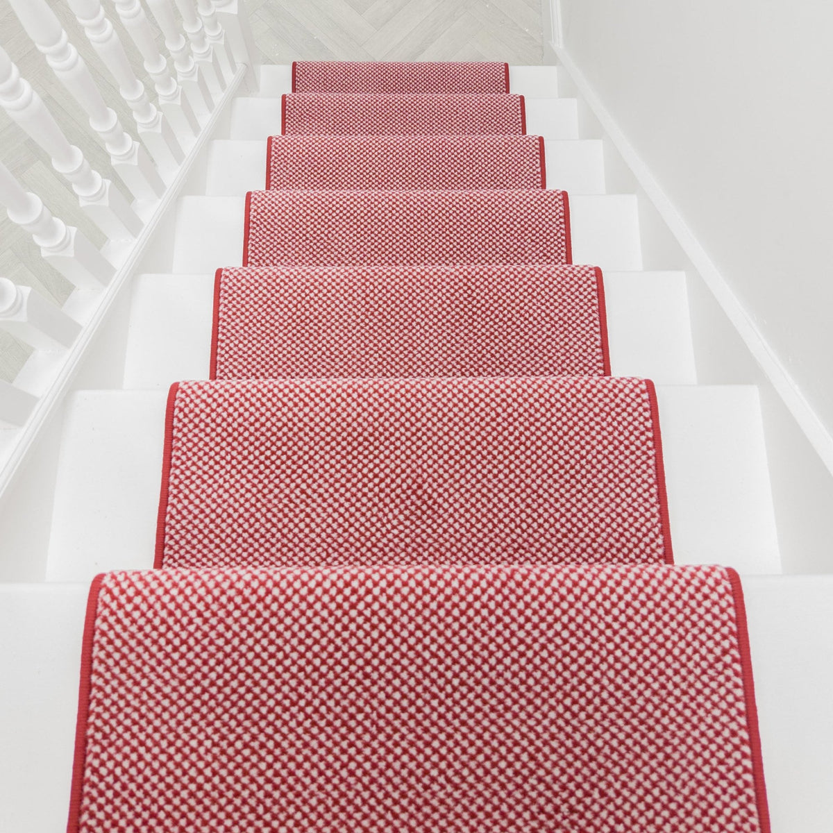 Hazy Red Stair Runner